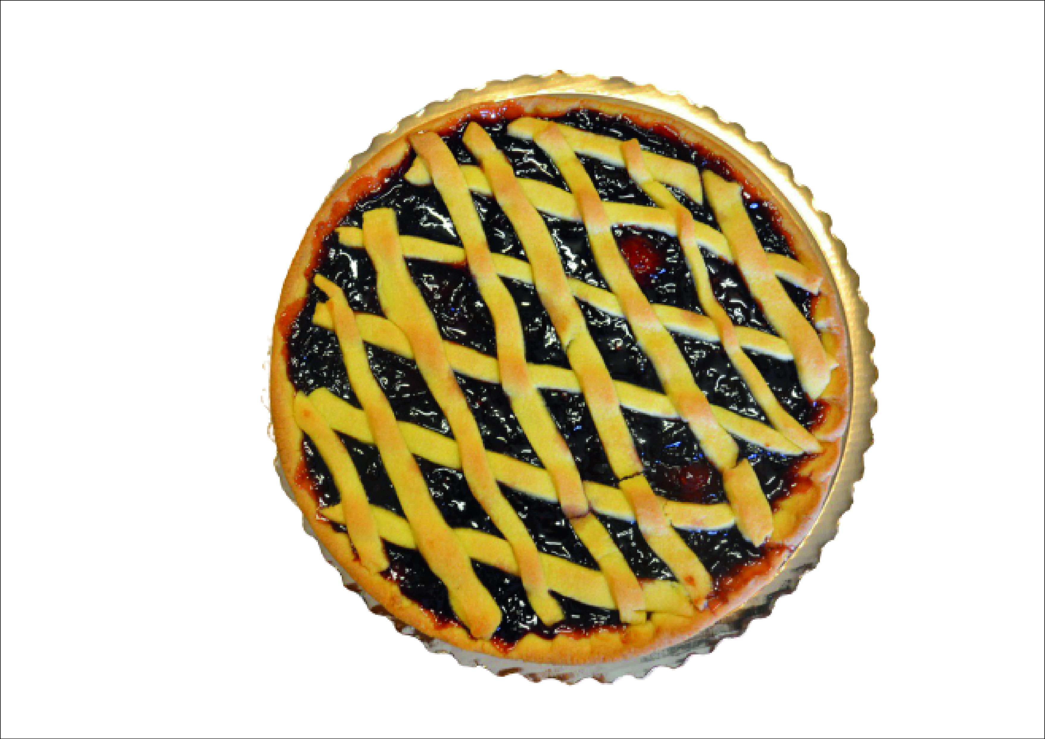 crostata con confettura